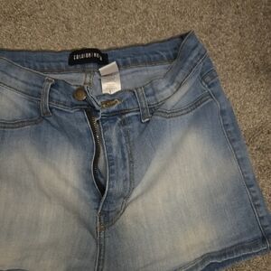 Fashion Nova Light Blue Denim Shorts